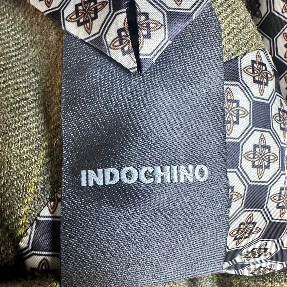Indochino Olive Windowpane Wool Blazer Sport Coat Made For You Custom Tailored